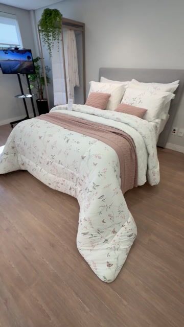 Vídeo de Edredom Queen 200 Fios Vida Bela Jadorre 240×250 - Kacyumara