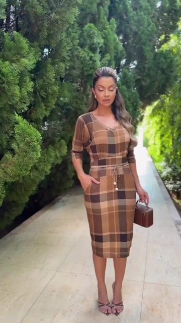 Video de Vestido Fabiana Marrom
