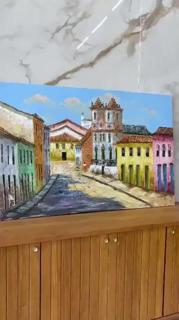 Vídeo de Pintura em Tela 120x80cm | Artista: Genival Cruz.