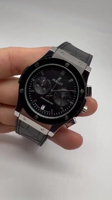 Video de Hublot Classic Fusion 45mm - AÇO/MOSTRADOR PRETO - SILICONE E COURO