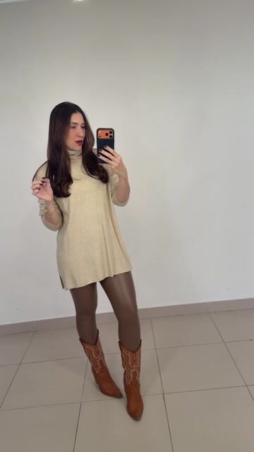 Video de PONCHO TRICOT LIN