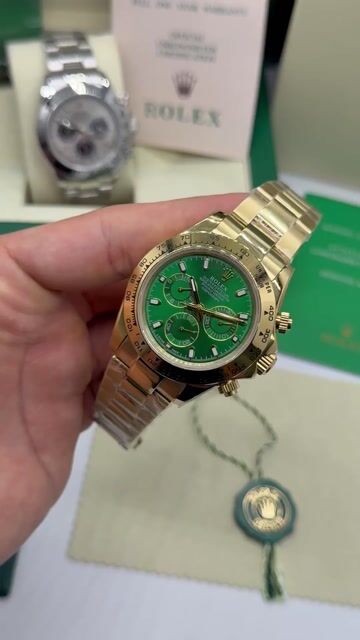 Video de Rolex Daytona - 40mm - Mostrador verde