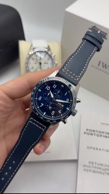Video de IWC Pilot Chronograph 42mm - AÇO/MOSTRADOR AZUL - COURO