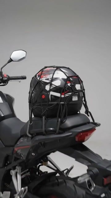 Vídeo de Rede Elástica Reforçada 35x35 Capacete E Bagageiro De Moto