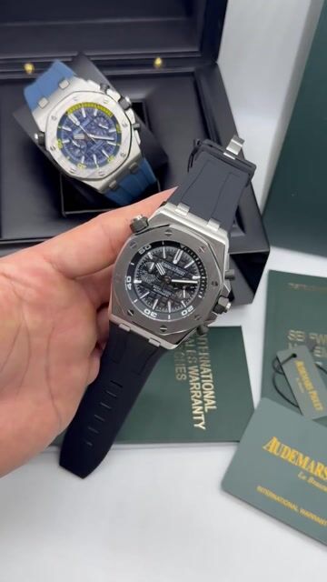 Video de Audemars Piguet Offshore Chronograph 42mm - AÇO/MOSTRADOR PRETO - SILICONE