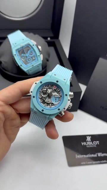 Video de Hublot Big Bang Magic 44mm - AÇO AZUL/MOSTRADOR SKELETON - SILICONE
