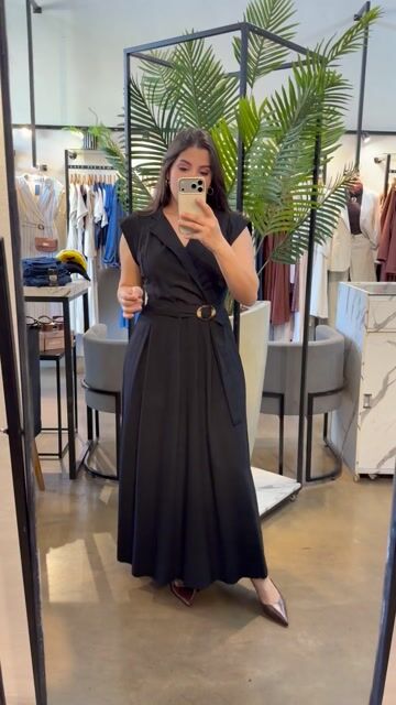 Vídeo de 4049- VESTIDO BELYVE LINHO-PRETO