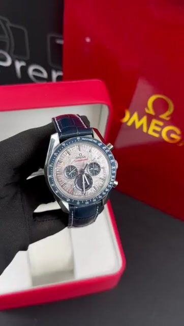 Video de Omega Speedmaster 40mm - AÇO/MOSTRADOR CINZA - NYLON