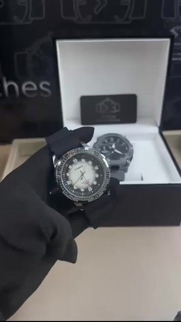 Video de Casio 44mm - AÇO/MOSTRADOR BRANCO