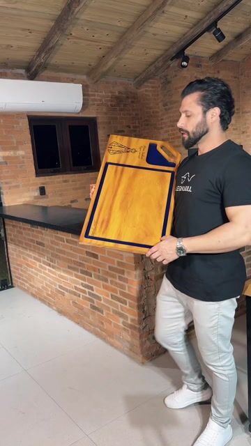 Vídeo de Kit - Mega tabua 70x40cm + tábua de servir 50x28cm