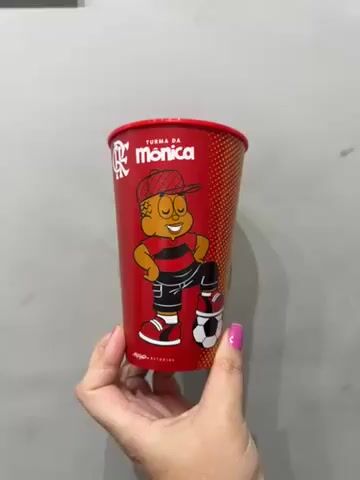 Vídeo de Copo Jeremias Craque Flamengo 550 ml