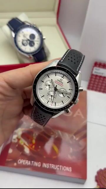 Video de Speedmaster - 42mm - AÇO/MOSTRADOR BRANCO