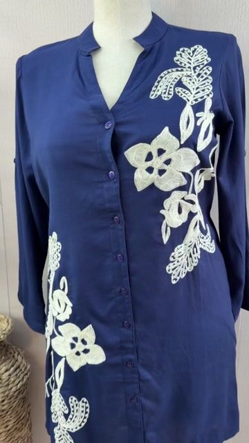 Video de Tunica Boho Bordada Feminina Cod:2276