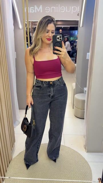 Video de CALÇA JEANS WID LEG 100% VINTAGE