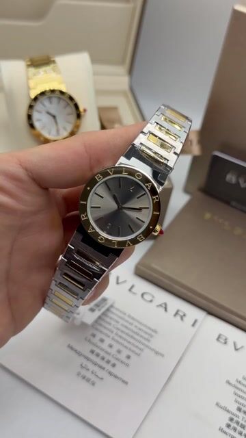 Video de Bvlgari Automatic Silver 33mm- AÇO COM DOURADO/MOSTRADOR PRATA