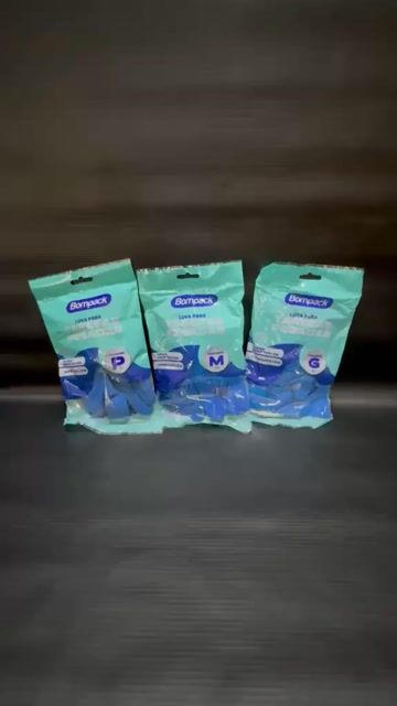 Vídeo de Luva Bompack Tarefas Pesadas Verniz Azul Todos Os Tamanhos