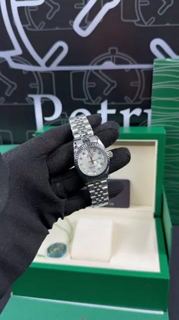 Video de Datejust 30mm - AÇ0/MOSTRADOR BRANCO