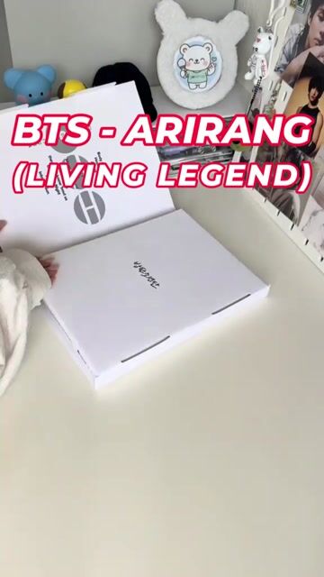 Video de BTS - Arirang (Living Legend ver.) Álbum CD + Libro Original 2026