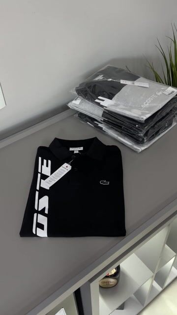 Vídeo de CAMISA POLO LACOSTE - LINHA A+ REF 0101 PRETO