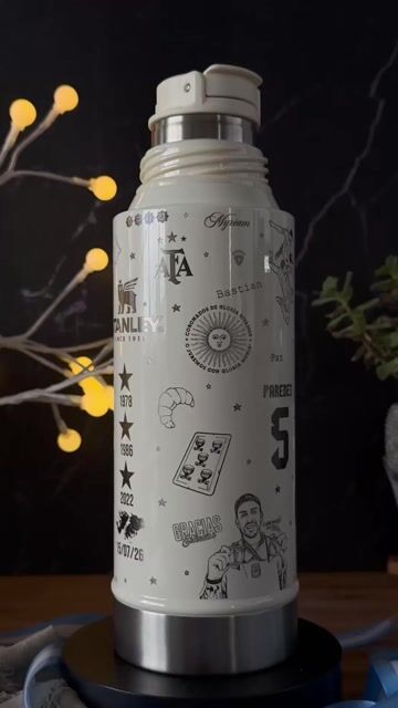 Video de TERMO STANLEY ORIGINAL MATE SYSTEM 800 ml FULL GRABADO - TEMÁTICA: LEANDRO PAREDES
