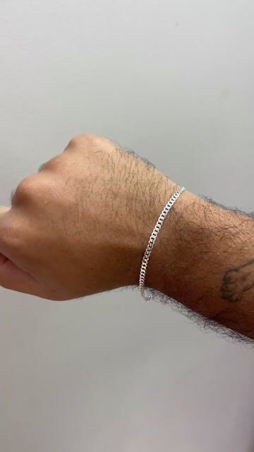 Video de Pulseira Groumet 20cm - 3mm