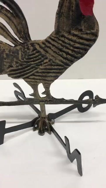 Vídeo de Galo Dos Ventos Grande Para Decoração Casa Sitio