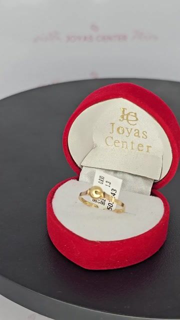 Video de Anillo Oro Rojo 18k Bolita Lisa 5mm 1.3 Gramos C2156