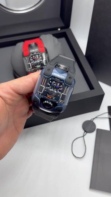 Video de Hublot MP-10 41mm - AÇO AZUL/MOSTRADOR PRETO - SILICONE