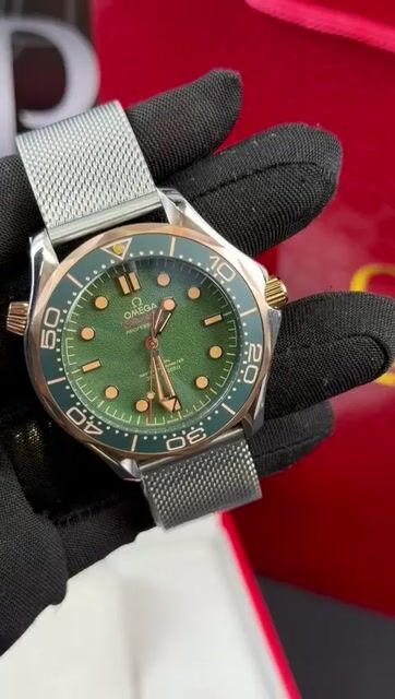 Video de Omega Seamaster 42mm - AÇO/MOSTRADOR VERDE