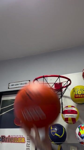 Video de Aro De Básquet Doble Volcada N°7 Metalico Con Red