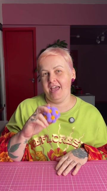 Vídeo de Pompom (cores sortidas) - brinquedo com catnip