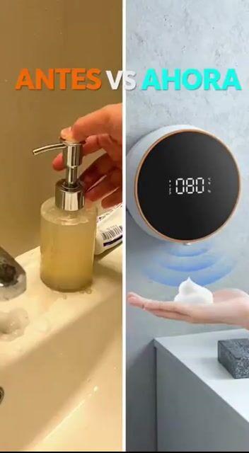 Video de Dispensador Automático de Jabón con Sensor Inteligente