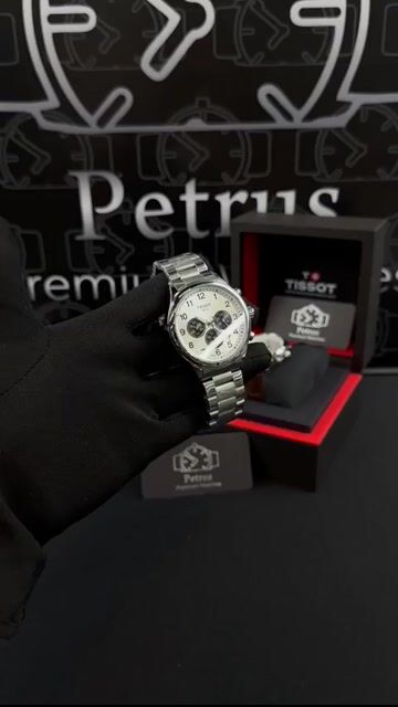 Video de Tissot chronograph 44mm - AÇO/MOSTRADOR BRANCO