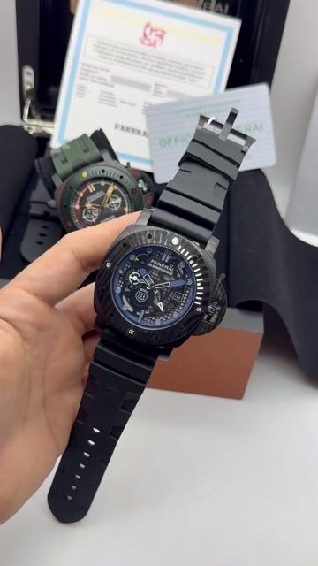 Video de Panerai Submersible S BRABUS 47mm - AÇO/MOSTRADOR PRETO - SILICONE