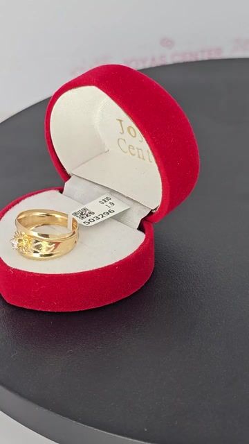 Video de Anillo Oro Rojo 18k Thompson Piedra Blanca 1.8 Gr C2154