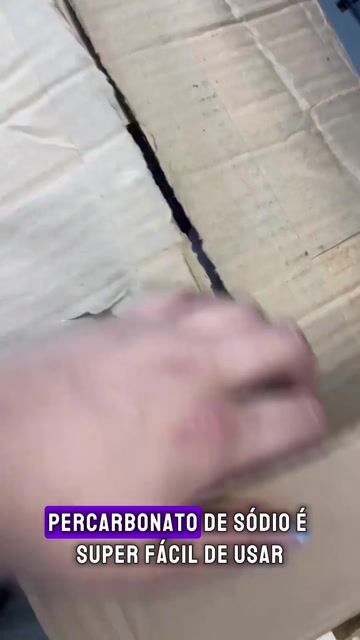 Video de Percarbonato de Sódio 100% Puro 500g Bio V360 Tira Manchas