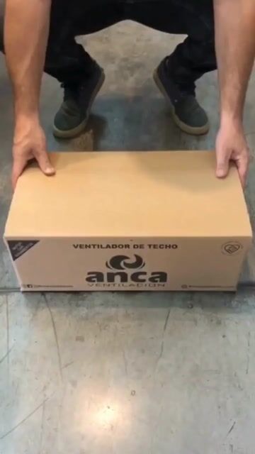 Video de Ventilador de techo ANCA platil c/palas de madera cedro c/plafon led platil 18W