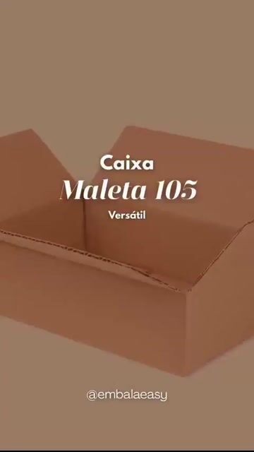 Video de CAIXA MALETA CM-105 24x15x10
