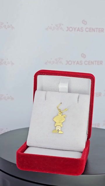 Video de Dije Nene Sonrisa Oro 18k Amarillo Y Blanco 9x18 Mm C676