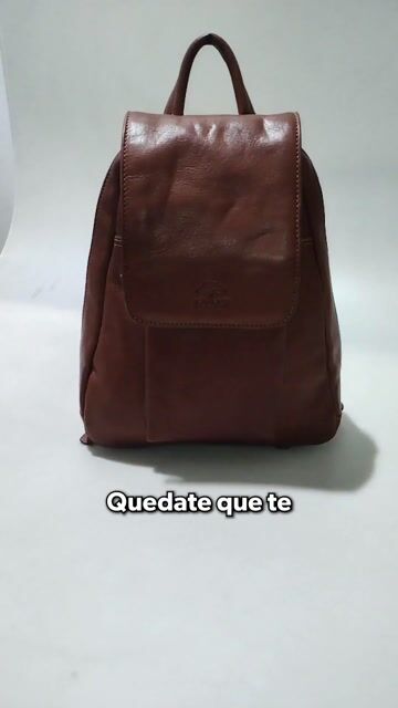 Video de Mochila DYMS cuero con solapa - A 983