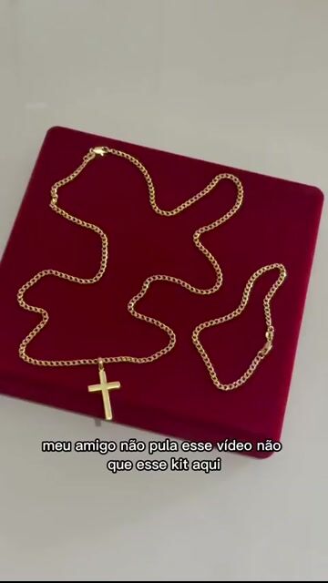 Video de Cordão Pulseira e Pingente Pitbull 1 mm
