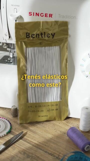 Video de Elástico Redondo Bentley Art 86 De 2,2mm X 50 Metros Blanco