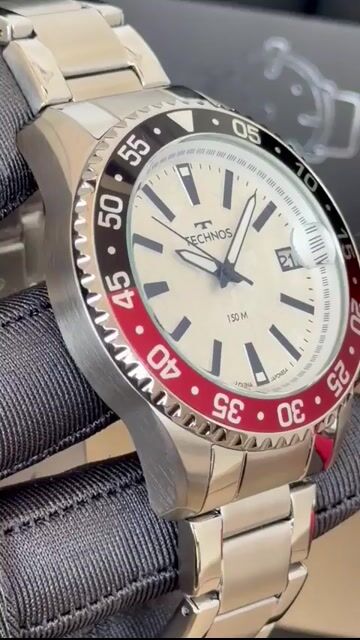 Video de Technos Diver Acqua Coca-cola 2417AC/1B 44mm - AÇO/MOSTRADOR BRANCO
