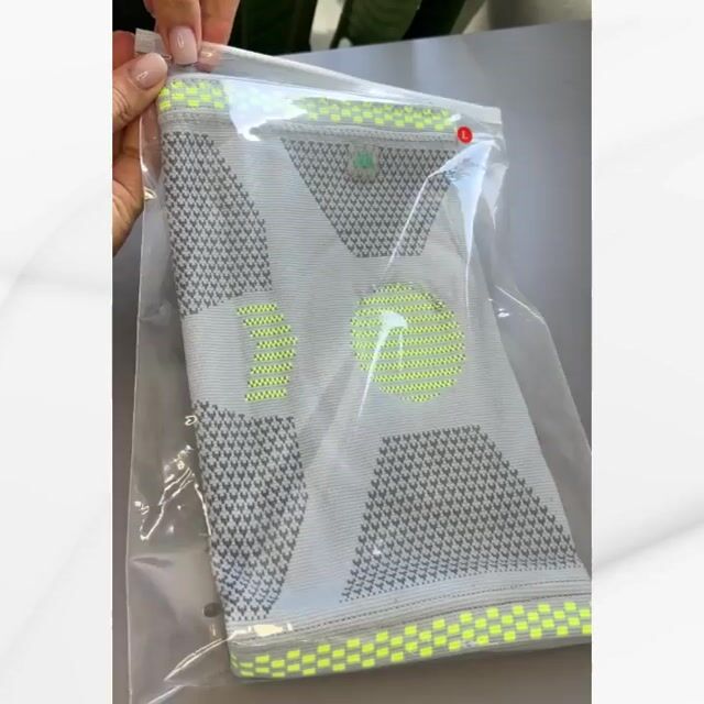 Video de Par de Joelheiras Esportivas de Compressão com Suporte Patelar
