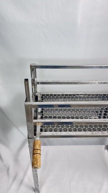 Vídeo de Churrasqueira Portátil Grande Inox Montável - Monte a sua!