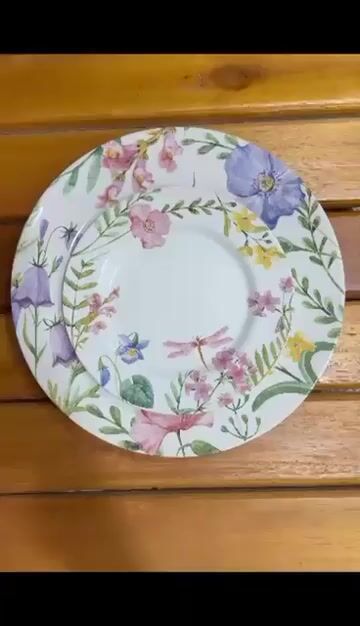 Video de Kits com 8 e 12 Unidades Pratos Rasos e Sobremesa - Coleção Campestre Alleanza