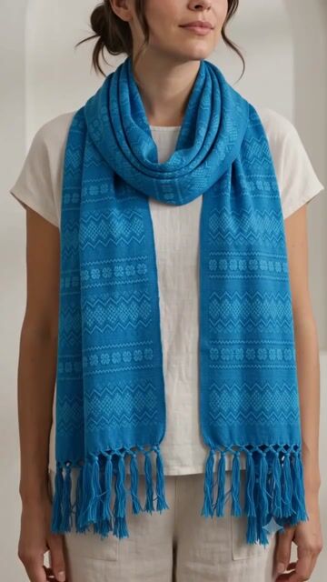 Video of Handmade multi-purpose rebozo – Made in Chiapas