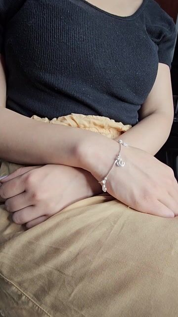 Video de Pulsera Plata 925 Coronas 17cm Extensible A 20cm C1978 Plateado 5.4 Cm 17 Cm
