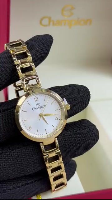 Video de Champion CF24911H 28mm - Aço dourado/Mostrador Branco