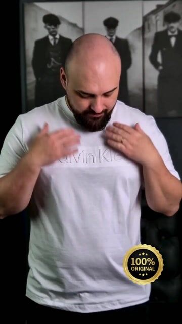 Video de Camiseta Calvin Klein Embossing Branco